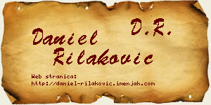 Daniel Rilaković vizit kartica